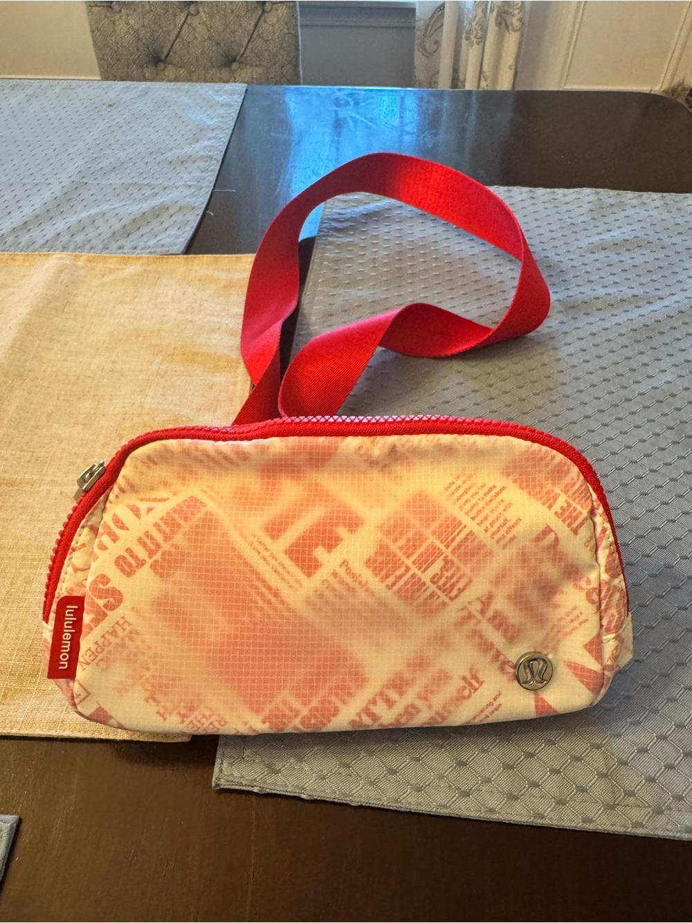 lululemon athletica Red Crossbody Belt Bag